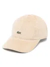 LACOSTE COTTON CORDUROY CAP