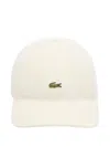Lacoste Cotton Corduroy Cap In White