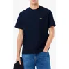 Lacoste Cotton Crewneck T-shirt In Blue