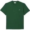 Lacoste Cotton Crewneck T-shirt In Green