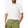 Lacoste Cotton Crewneck T-shirt In White