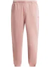 Lacoste Cotton-fleece Track Pants In Pink