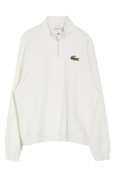 Lacoste Cotton Fleece Zip Sweatshirt