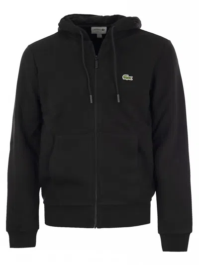 LACOSTE COTTON JOGGER SWEATSHIRT WITH POUCH POCKET