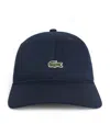 Lacoste Cotton Logo Baseball Cap In Navy
