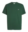 Lacoste Green Embroidered Logo T-shirt In Green