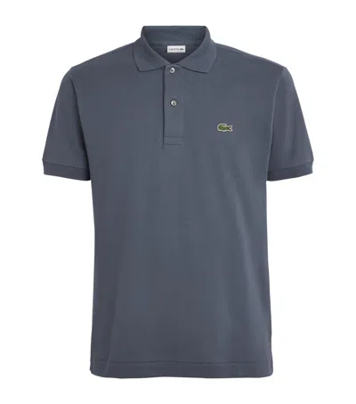 Lacoste Cotton Original Polo Shirt In Gray
