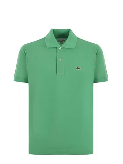 Lacoste Classic Cotton Pique Fashion Polo Shirt In Green