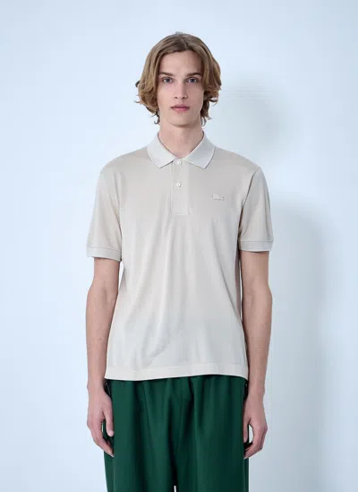 Lacoste Cotton Piqué Polo Shirt In White