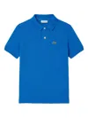 Lacoste Cotton Polo Shirt In Blue
