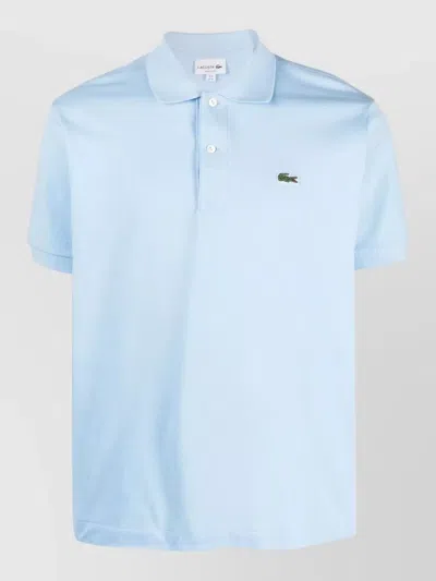 Lacoste Short Sleeved Mens Polo Shirt In Blue