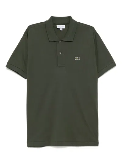 Lacoste Cotton Polo Shirt In Green