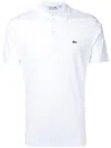 Lacoste Logo-patch Short-sleeve Polo Shirt In White