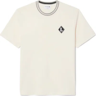 Lacoste Cotton Ringer T-shirt In White
