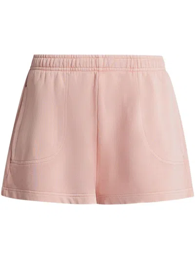 Lacoste Womenâs Cotton Poplin Shorts - 42 In Pink
