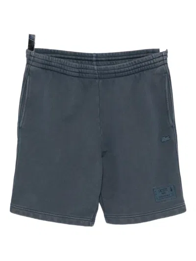 Lacoste Cotton Shorts In Blue