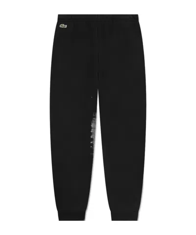 Lacoste Cotton Sportswear Pants In Black