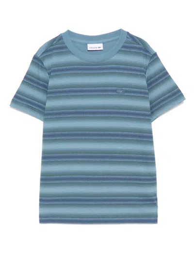 Lacoste Kids' Cotton Striped T-shirt