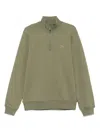 Lacoste Cotton Sweatshirt In Green