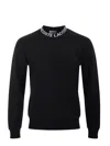 Lacoste Cotton Sweatshirt In Black