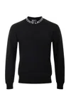 Lacoste Cotton Sweatshirt In Black