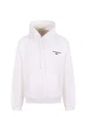 Lacoste Men's Multi Print Fleece Hoodie In White
