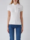 Lacoste Cotton T-shirt In 白色
