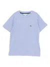 Lacoste Cotton T-shirt In Blue