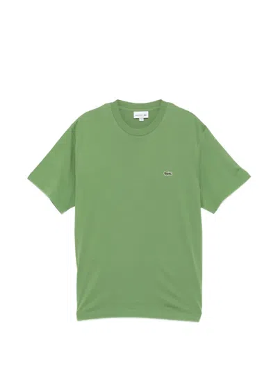 Lacoste Cotton T-shirt In Green