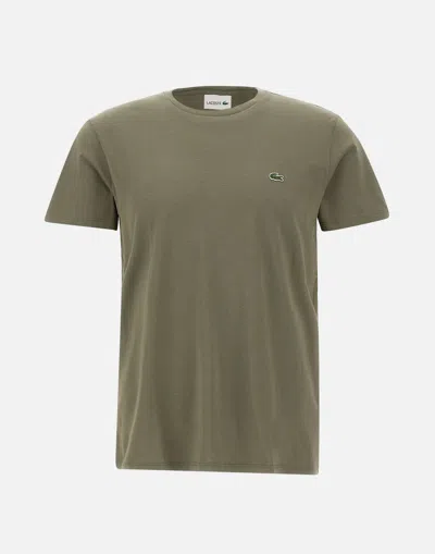Lacoste Cotton T-shirt In Green