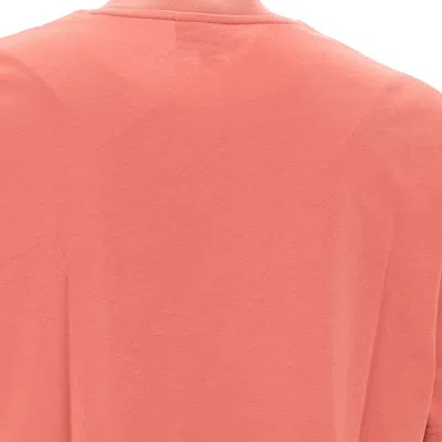 Lacoste Cotton T-shirt In Orange