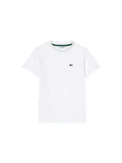 Lacoste Short Sleeves T-shirt In White