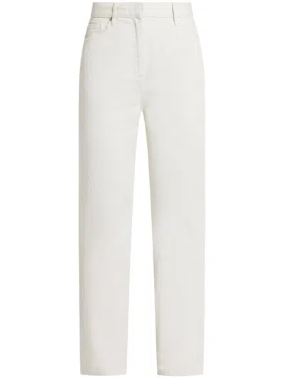 Lacoste Cotton Trousers In Grey