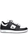 Lacoste Court Cage Trainers Black In White