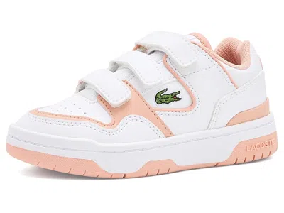 Lacoste Courtcage Set Sneakers (little Kid) Kid's Shoes White/pink: 11.5 Little Kid M