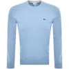Lacoste Crew Neck Knit Jumper Blue