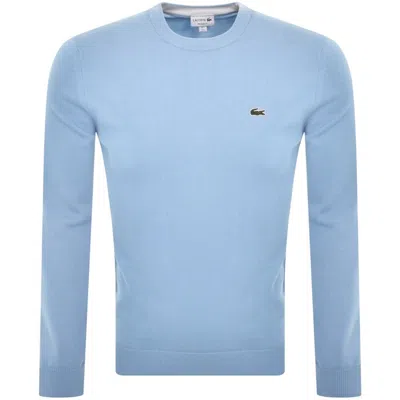 Lacoste Crew Neck Knit Jumper Blue