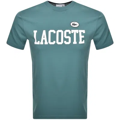 Lacoste Crew Neck Logo T Shirt Blue