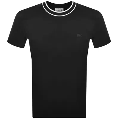 Lacoste Crew Neck Pique T Shirt Black