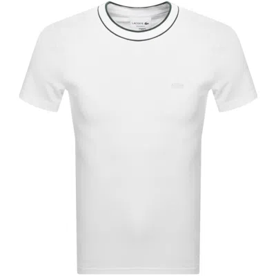 Lacoste Crew Neck Pique T Shirt White