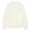 Lacoste Crew Neck Pull Over Wool Sweater