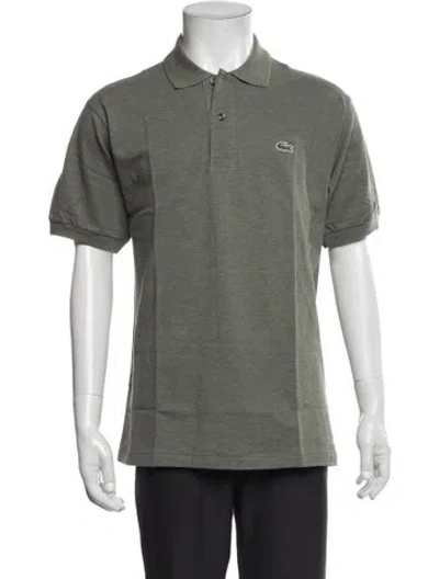 Pre-owned Lacoste Crew Neck Short Sleeve Polo Shirt In Green