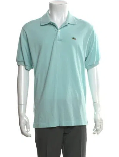 Pre-owned Lacoste Crew Neck Short Sleeve Polo Shirt In Green