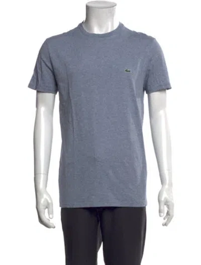 Pre-owned Lacoste Crew Neck Short Sleeve T-shirt In Blue