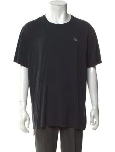 Pre-owned Lacoste Crew Neck Short Sleeve T-shirt In Grey