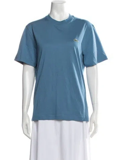 Pre-owned Lacoste Crew Neck Short Sleeve T-shirt W/ Tags In Blue