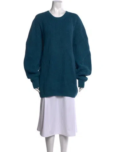 Pre-owned Lacoste Crew Neck Sweater W/ Tags In Blue