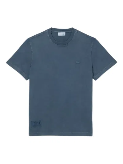 Lacoste Crew-neck T-shirt In Blue