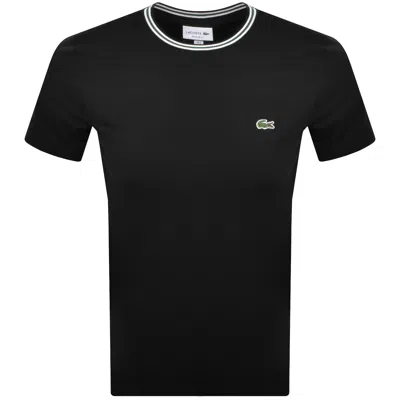 Lacoste Crew Neck T Shirt Black