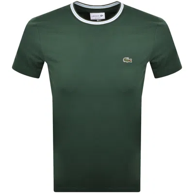 Lacoste Crew Neck T Shirt Green